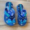 Chinelo Infantil Masculino Estampado Azul e Verde Fernanda Ramos Kids