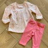 fernandaramoskids com br Conjunto Infantil Feminino Blusa Meia Malha Flor e Legging Rosa2