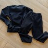 fernandaramoskids com br Conjunto Infantil Feminino Canelado Blusa Manga Longa e Calça Preto2