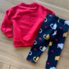fernandaramoskids com br Conjunto Infantil Feminino Casaco Strass e Legging Estampada Gatos2