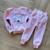 Conjunto Infantil Feminino Moletom Blusa e Calça com Detalhes Rosa Fernanda Ramos Kids