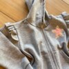 fernandaramoskids com br Conjunto Infantil Feminino Moletom Jaqueta Estrelinha e Calça Cinza1