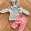 fernandaramoskids com br Conjunto Infantil Feminino Moletom Jaqueta Flores e Calça Rosa2