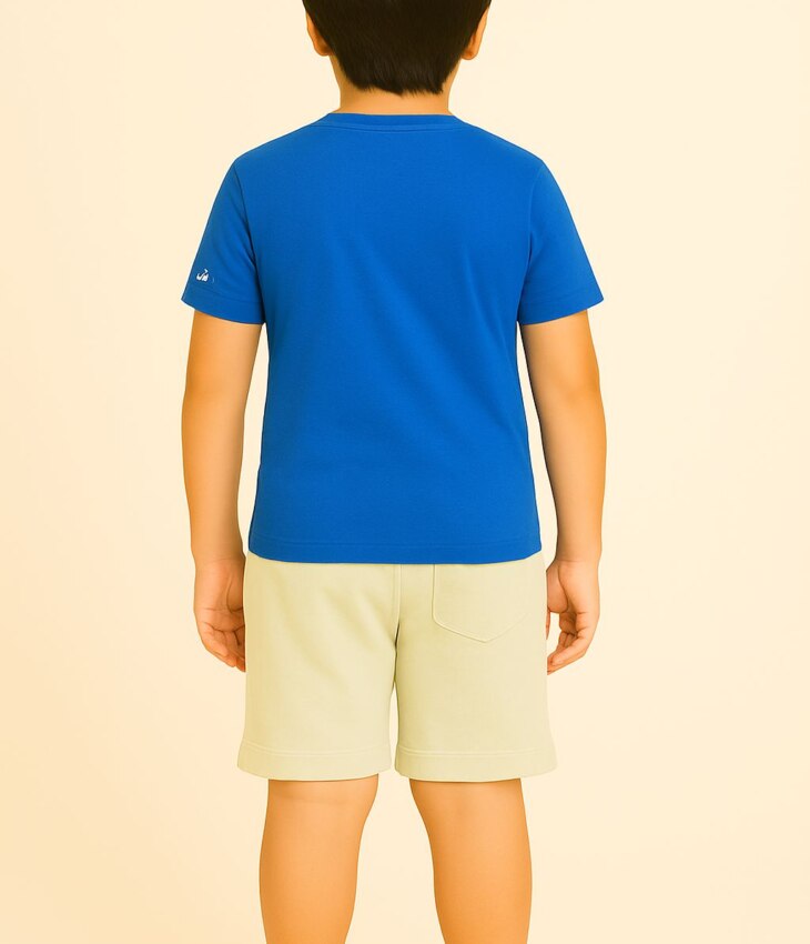 Conjunto Infantil Masculino Blusa Manga Curta e Bermuda Game Day Fernanda Ramos Kids