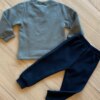 fernandaramoskids com br Conjunto Infantil Masculino Blusão Verde Urso e Calça Jogger Preta2