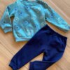 fernandaramoskids com br Conjunto Infantil Masculino Blusão Wild Verde e Calça Jogger Azul2