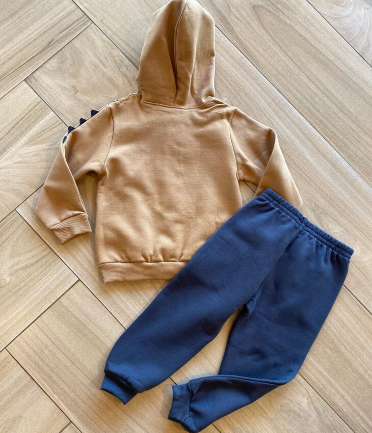 fernandaramoskids com br Conjunto Infantil Masculino Jaqueta Dinossauro e Calça Jogger3