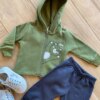 fernandaramoskids com br Conjunto Infantil Masculino Jaqueta Verde Olá e Calça Jogger1