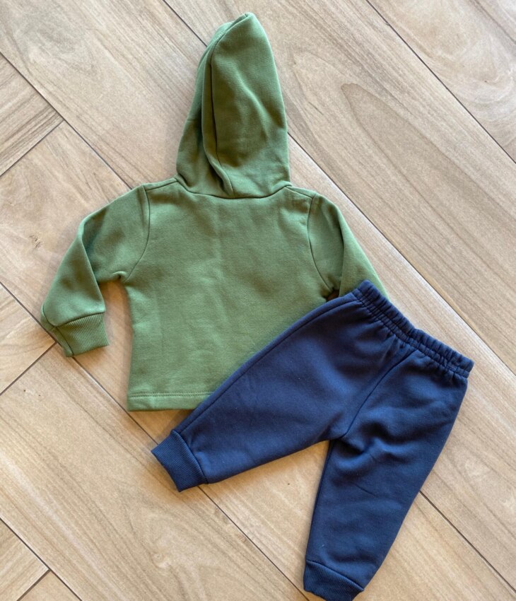 fernandaramoskids com br Conjunto Infantil Masculino Jaqueta Verde Olá e Calça Jogger2