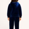 fernandaramoskids com br Conjunto Infantil Veludo Blusa Manga Longa e Calça Azul Capivara 1
