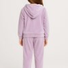 fernandaramoskids com br Conjunto Infantil Veludo Blusa Manga Longa e Calça Lilás 1