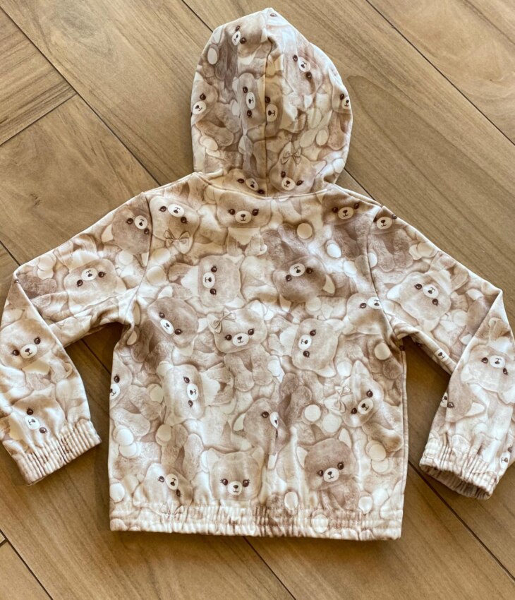 fernandaramoskids com br Jaqueta Infantil Feminina Estampada Ursinho2