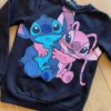 fernandaramosstore com br Moletom Infantil Feminino Estampado Preto1
