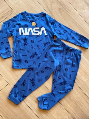 Pijama Infantil Masculino Blusa Manga Longa e Calça Space Fernanda Ramos Kids