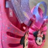 fernandaramoskids com br Sandália Infantil Feminina Disney Magic Rosa Mesclado com Glitter2