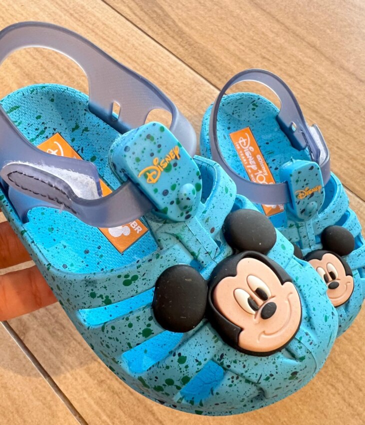fernandaramoskids com br Sandália Infantil Masculina Disney Magic Azul Mesclado1