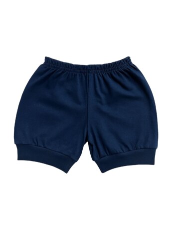 Short Infantil Feminino Básico Azul Marinho Fernanda Ramos Kids