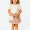 fernandaramoskids com br Short Saia Infantil Feminino Cotelê com Botões Rose1