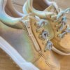 Tênis Infantil Feminino Detalhes em Laços com Strass Dourado Fernanda Ramos Kids