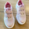 Tênis Infantil Feminino Duas Tiras com Detalhes Rosa Ballet Fernanda Ramos Kids