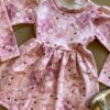 fernandaramoskids com br Vestido Infantil Feminino Manga Longa Estampa Ursinho Rosa1