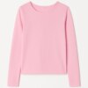 Blusa Manga Longa Infantil Feminina Térmica Básica Rosa Bebê Fernanda Ramos Kids