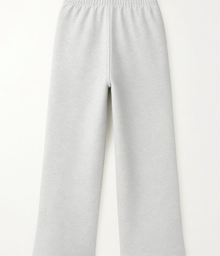 fernandaramoskids com br Calça Infantil Feminina Moletom com Elástico Cinza Claro2