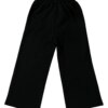 Calça Infantil Feminina Moletom com Elástico e Bolso Preto Fernanda Ramos Kids