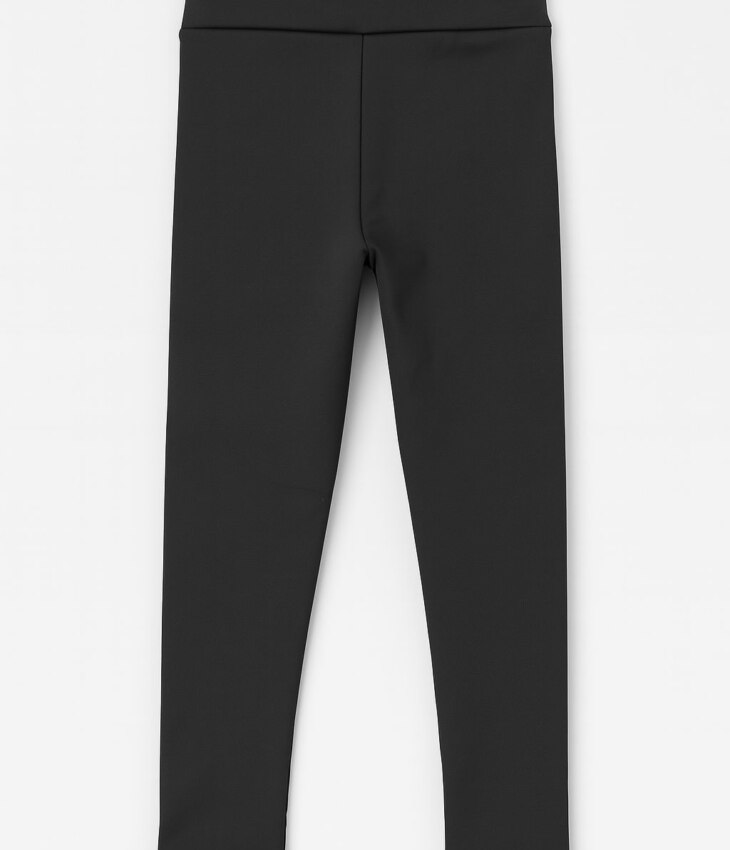 Calça Legging Infantil Feminina Cirrê Preta Fernanda Ramos Kids
