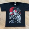 Camiseta Infantil Masculina Preta com Estampa Anime Fernanda Ramos Kids