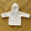 fernandaramoskids com br Jaqueta Infantil Feminina Peluciada com Capuz e Zíper Branco2