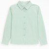 Camisa Infantil Masculina Manga Longa Social Mesclada Verde Fernanda Ramos Kids