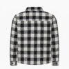 Camisa Infantil Masculina Manga Longa Xadrez Cinza Fernanda Ramos Kids