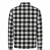 Camisa Infantil Masculina Manga Longa Xadrez Preta Fernanda Ramos Kids