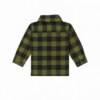 Camisa Infantil Masculina Manga Longa Xadrez Verde Fernanda Ramos Kids