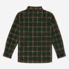 Camisa Infantil Masculina Manga Longa Xadrez Verde com Detalhes Fernanda Ramos Kids