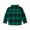 Camisa Infantil Masculina Manga Longa Xadrez Verde Menta Fernanda Ramos Kids