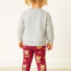 Conjunto Infantil Feminino Casaco e Legging Estampa Ursos Fernanda Ramos Kids