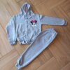 Conjunto Infantil Feminino Moletom Jaqueta com Bolso e Calça Cinza Fernanda Ramos Kids