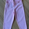 Calça Feminina Jeans Mom Rosa com Brilho Fernanda Ramos Kids