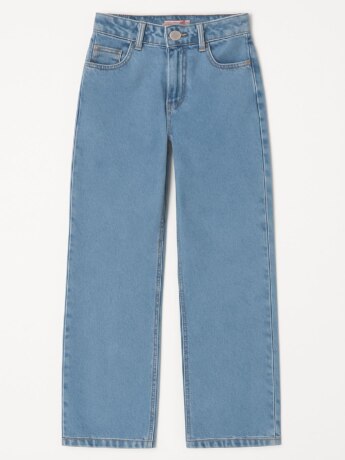 Calça Feminina Infantil Jeans Wide Leg Clara Fernanda Ramos Kids