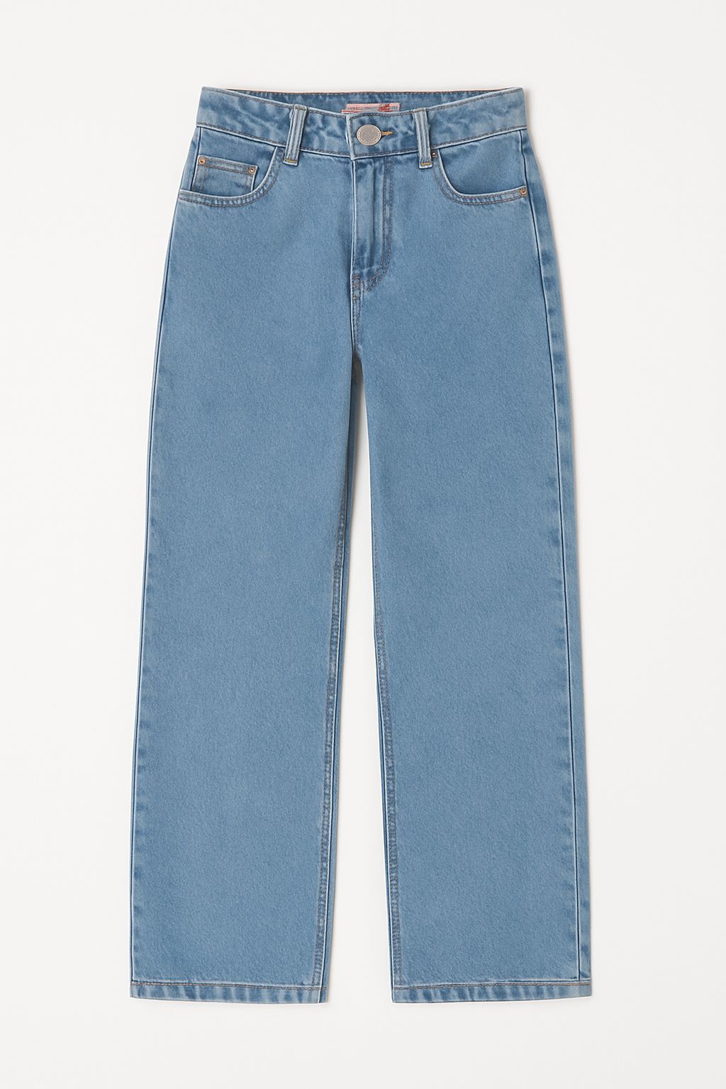 Calça Feminina Infantil Jeans Wide Leg Clara Fernanda Ramos Kids