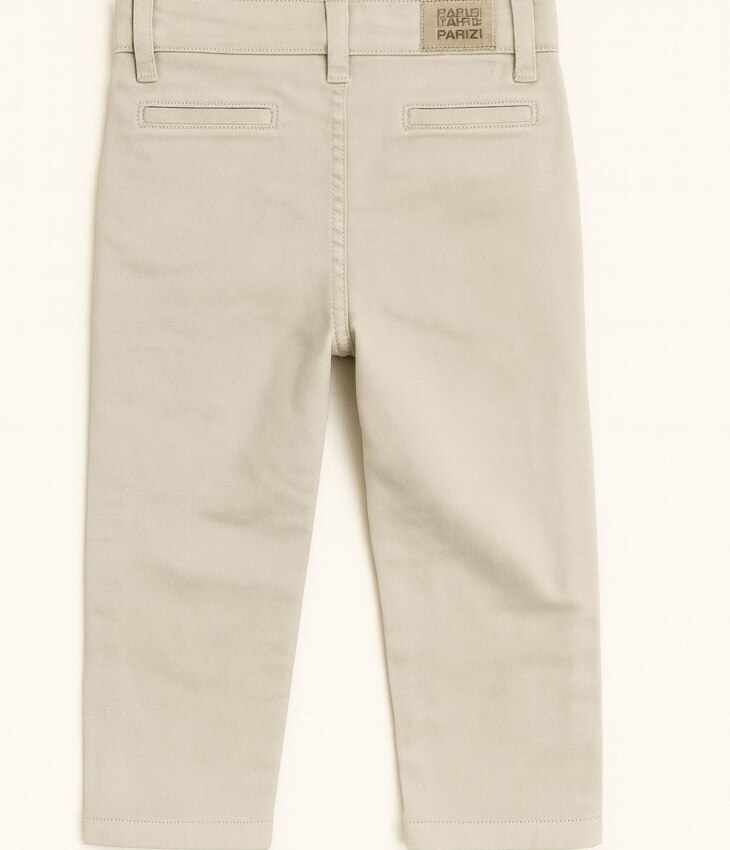 Calça Masculina Infantil Alfaiataria Areia Fernanda Ramos Kids