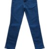 Calça Masculina Infantil Jeans Escuro Skinny com Cinto Azul