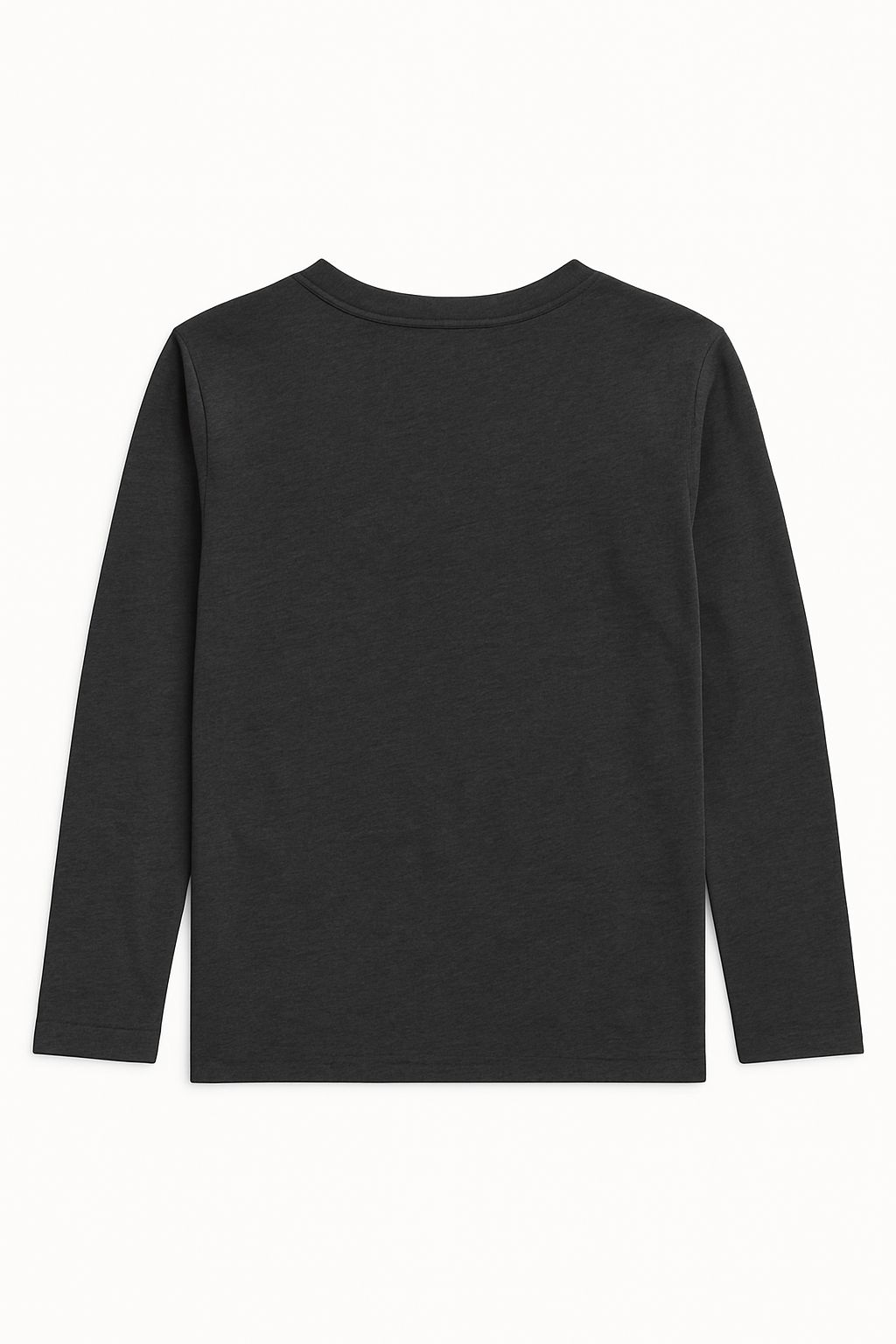 Camiseta Infantil Masculina Básica Manga Longa Cinza Fernanda Ramos Kids