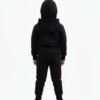 Conjunto Infantil Masculino Blusa com Bolso e Calça Preto Fernanda Ramos Kids