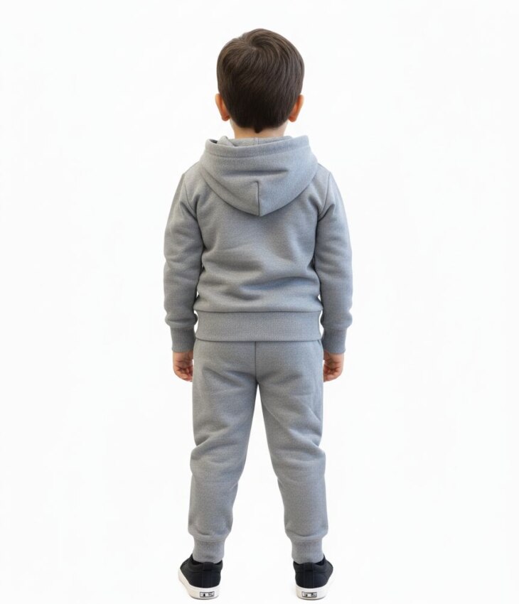 fernandaramoskids com­ br Conjunto Infantil Masculino Jaqueta e Calça Jogger Cinza Claro1