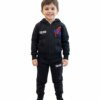Conjunto Infantil Masculino Jaqueta e Calça Jogger Preta Fernanda Ramos Kids