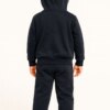 Conjunto Infantil Masculino Jaqueta Preta e Calça Jogger Preta Fernanda Ramos Kids