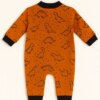 Macacão Infantil Masculino Estampado Dinossauros TerraCota Fernanda Ramos Kids